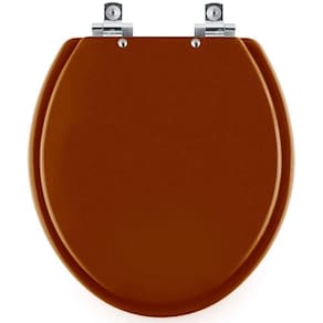 Assento Sanitário Soft Close Lirio Caramelo Para Vaso Celite