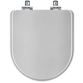 Assento Sanitário Soft Close Montezzi Cinza Claro Para Vaso Belize
