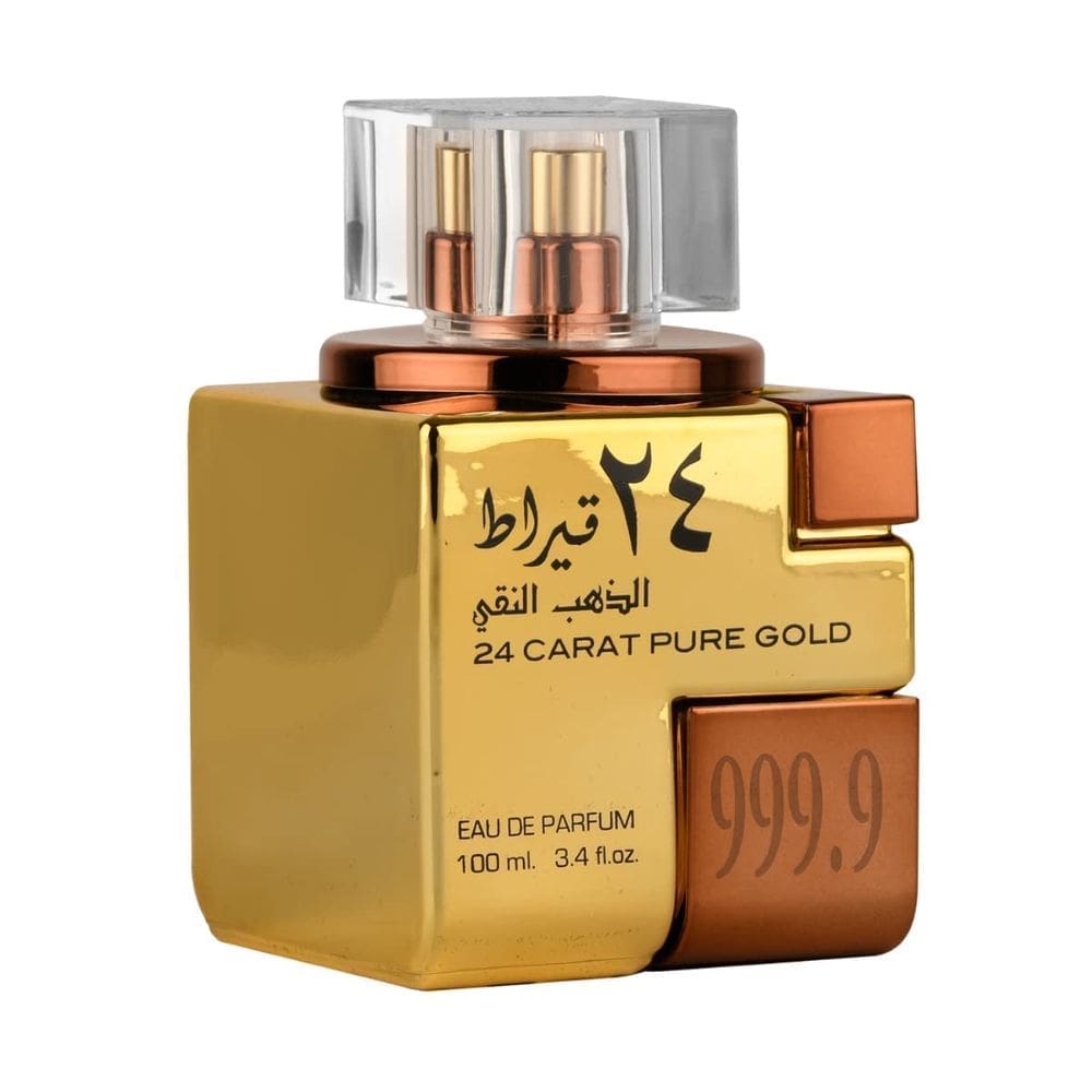 Perfume Lattafa 24 quilates, ouro puro, água de perfume, 100 ml, unissex