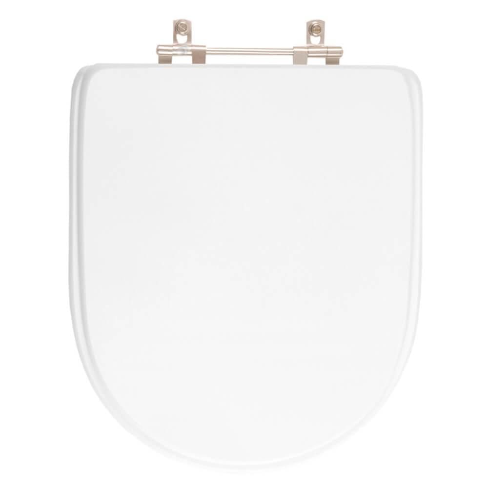 Tampa de Vaso Poliéster Sig Bergamin Branco p/ bacia Celite