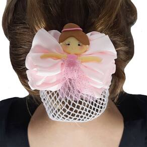 Redinha De Cabelo Ballet Vya Fit Laço de Fita Bailarina Infantil
