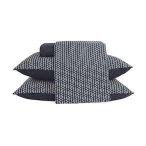 Jogo de Cama Tint Microfibra Preto - A\CASA