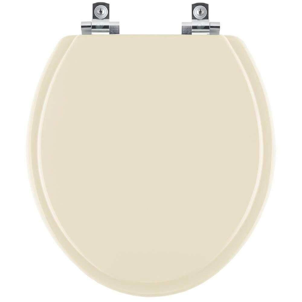 Assento Sanitário Soft Close Buzios Marfim Para Vaso Hervy