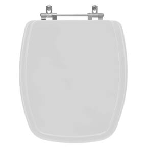 Tampa De Vaso Sanitário Valentina Cinza Claro Para Louça Santamarina