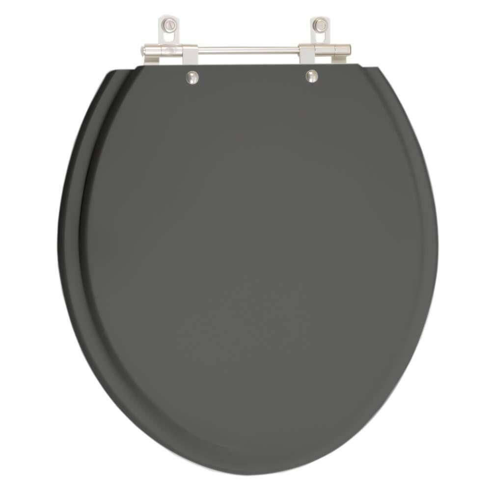 Tampa De Vaso Sanitário Liberty Cinza Escuro Para Louça Santamarina