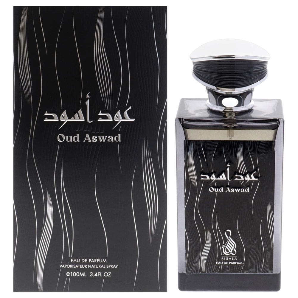 Perfume Risala Oud Aswad Eau de Parfum 100ml para unissex
