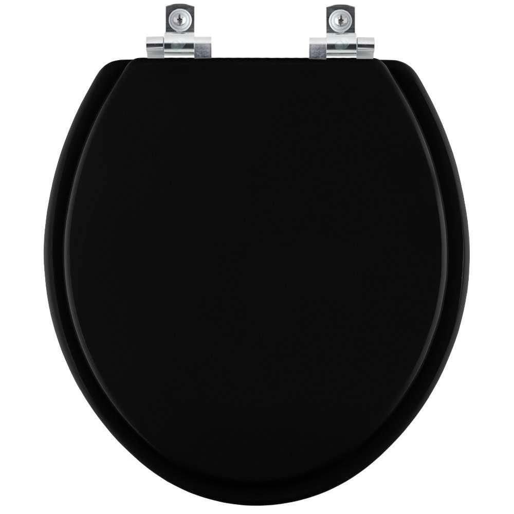 Assento Sanitário Soft Close Sabará Preto Para Vaso Icasa