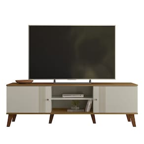Rack Bancada Para TV 65 Pol 160cm Sia Off/Nature Z49 - Mpozenato
