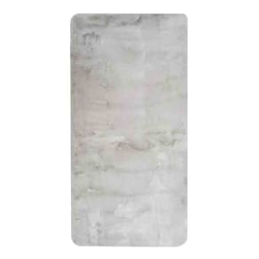 Tapete Pele Bangor 0,60 x 1,20 Prata Niazitex