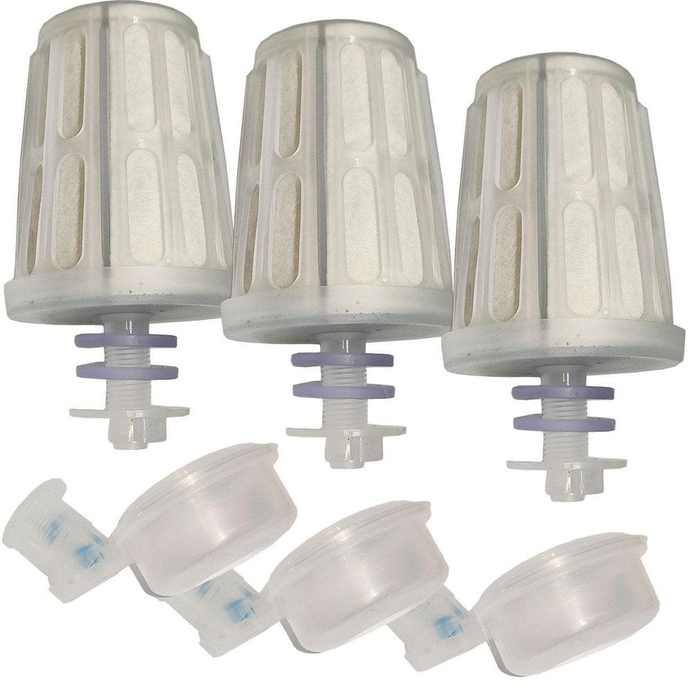 Kit 3 Vela Refil Filtro Talha Barro Gravidade Carvão Ativado