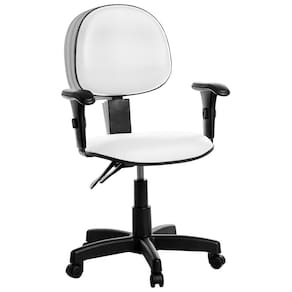 Cadeira Ergonômica Executiva Com Braço Rv Cor:Branco
