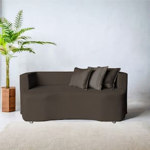 Divã Recamier Luxo Decorativo Primor 155 Marrom