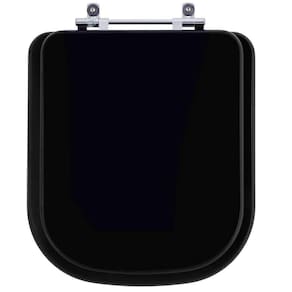 Assento Sanitario Poliester Misti Preto Para Vaso Icasa