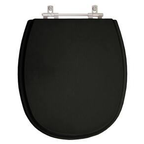 Assento Sanitario Poliester Fast Ebano (preto) Para Vaso Deca - Luxo