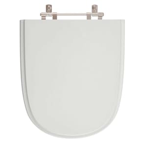 Assento Sanitario Poliester Ezedra Silver (cinza Claro) Para Vaso Ideal Standard
