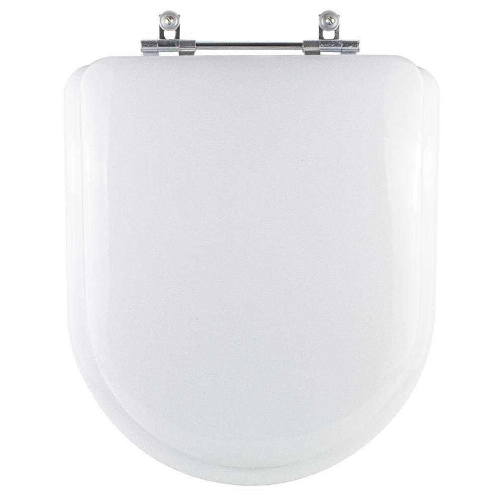 Assento Sanitário Almofadado Meridian Branco Para Vaso Roca