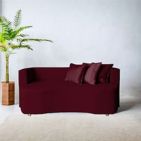 Divã Recamier Luxo Decorativo Primor 155 Bordo