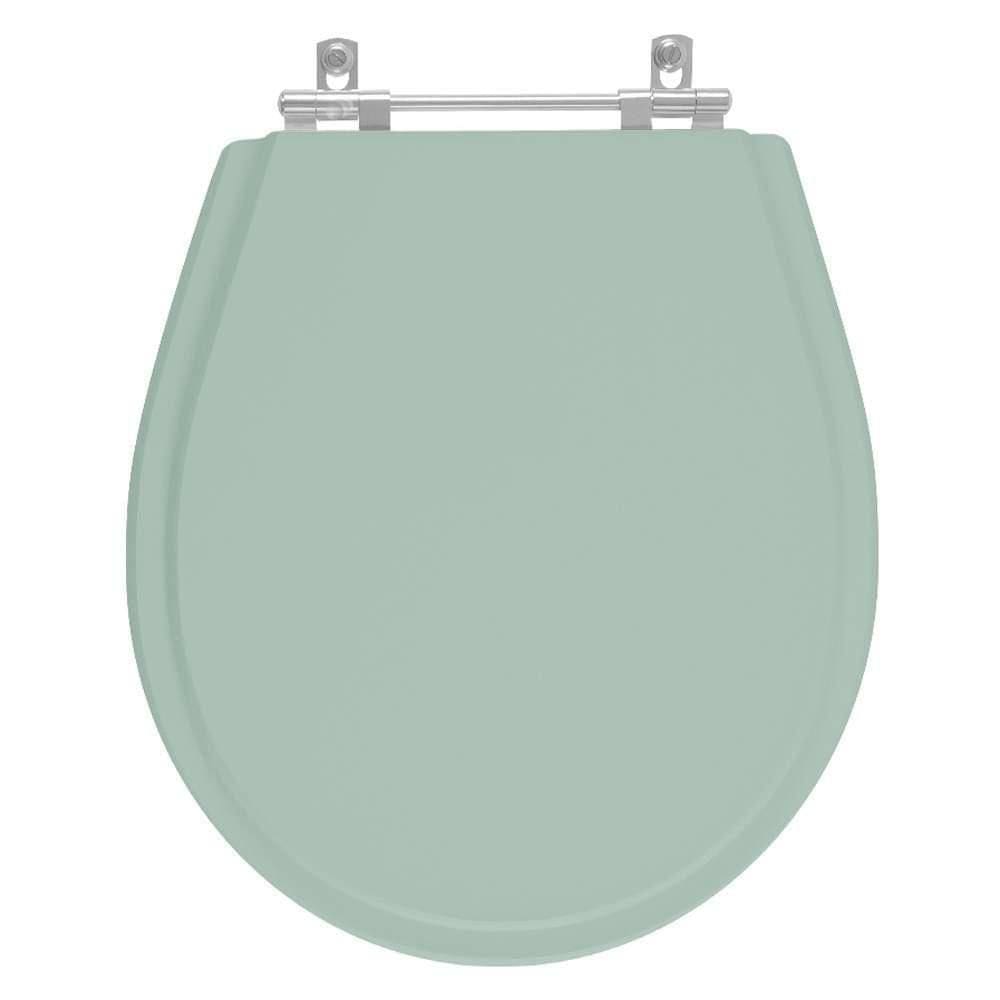 Assento Sanitario Poliester Avalon Verde Claro Para Vaso Ideal Standard