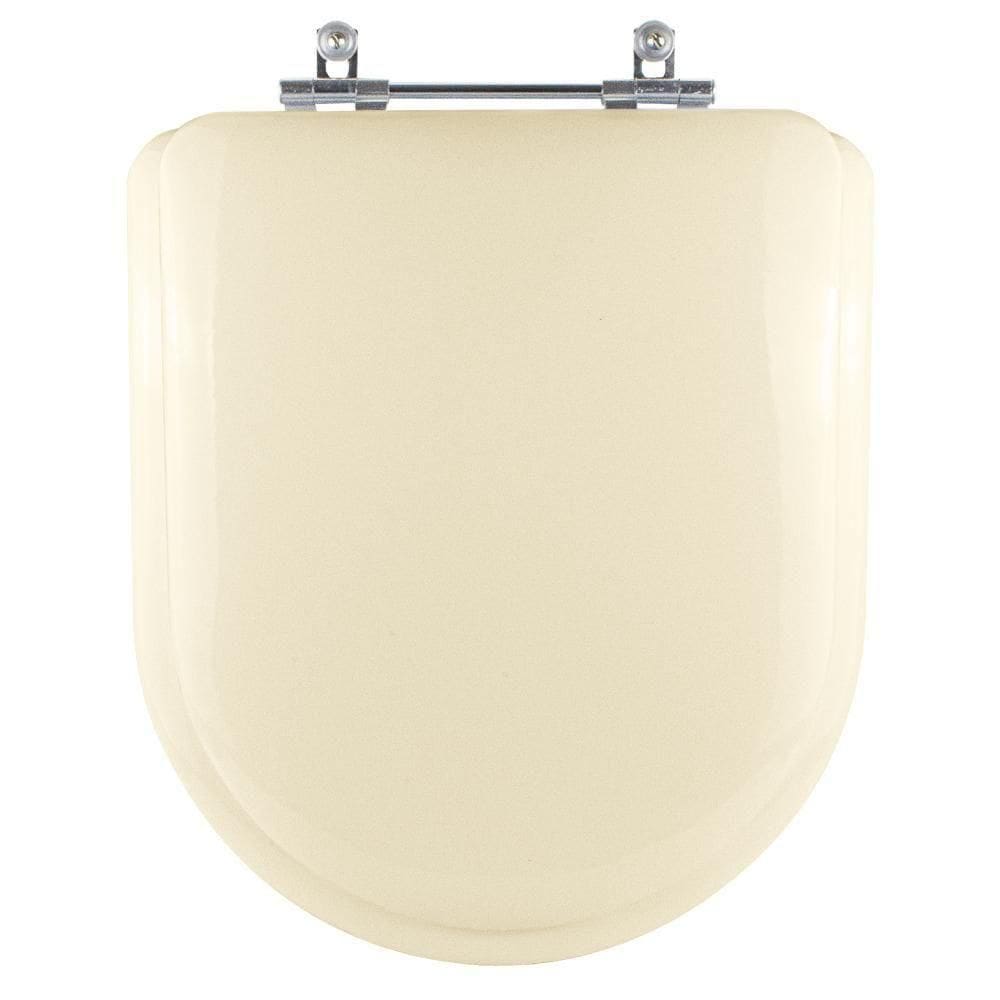 Assento Sanitário Almofadado Link Bege Claro Para Vaso Deca