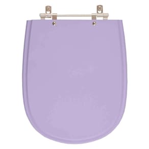 Assento Sanitário Poliester Paris Bermuda (lilás) Para Vaso Ideal Standard