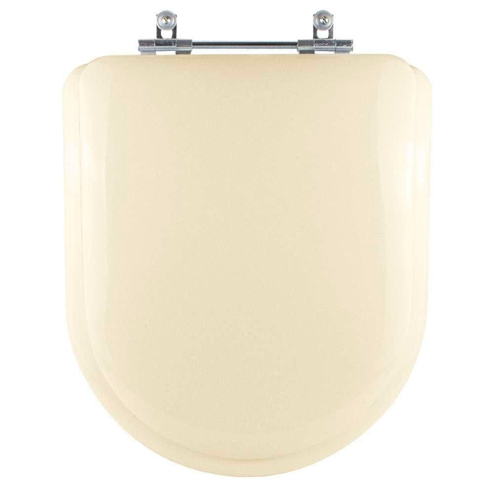 Assento Sanitário Almofadado Oxford Creme (bege) Para Vaso Deca