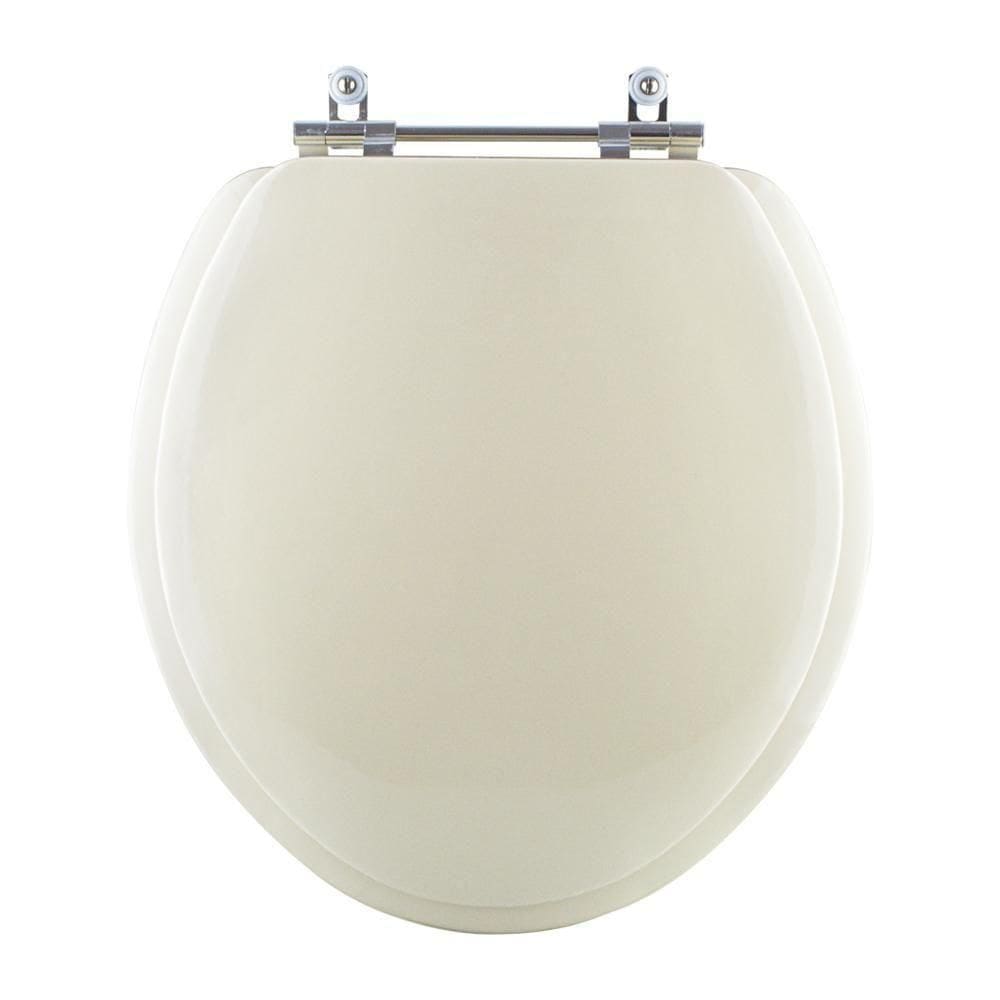 Assento Sanitário Almofadado Ravena Creme Bege Claro Para Vaso Deca