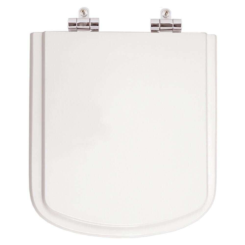 Assento Sanitario Poliéster Soft Close Dumas Branco Para Vaso Eternit