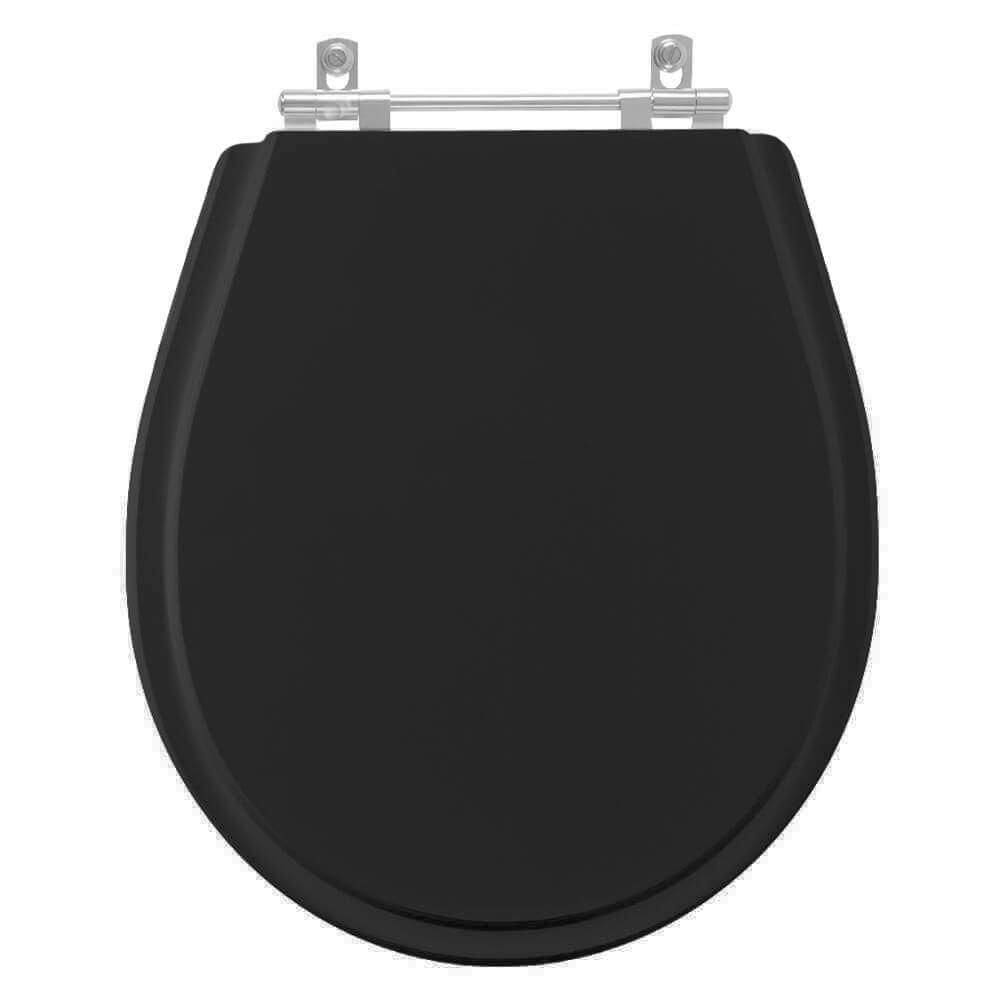 Tampa De Vaso Avalon Preto Para Louça Ideal Standard