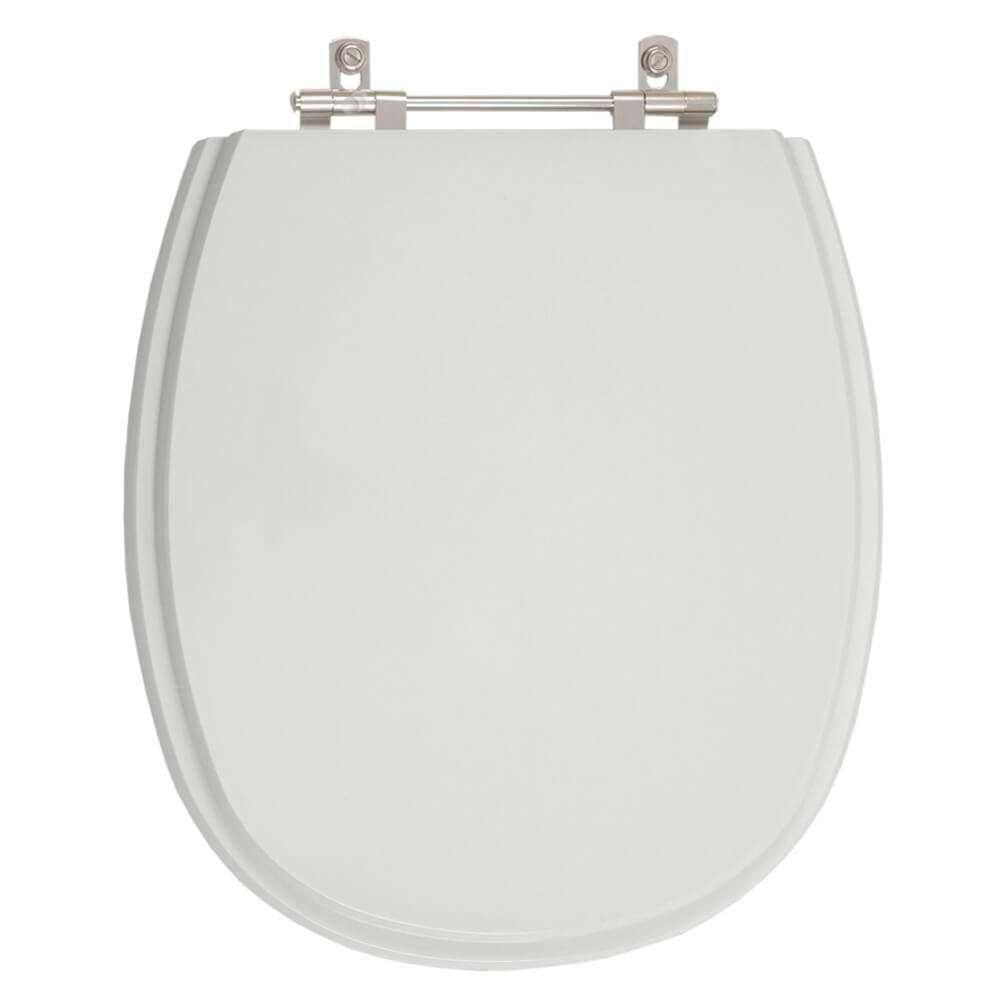 Tampa De Privada Em Mdf Loren One Cinza Claro Para Bacia Lorenzetti