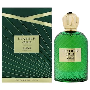Perfume Anfar Leather Oud Eau de Parfum 100ml para homens