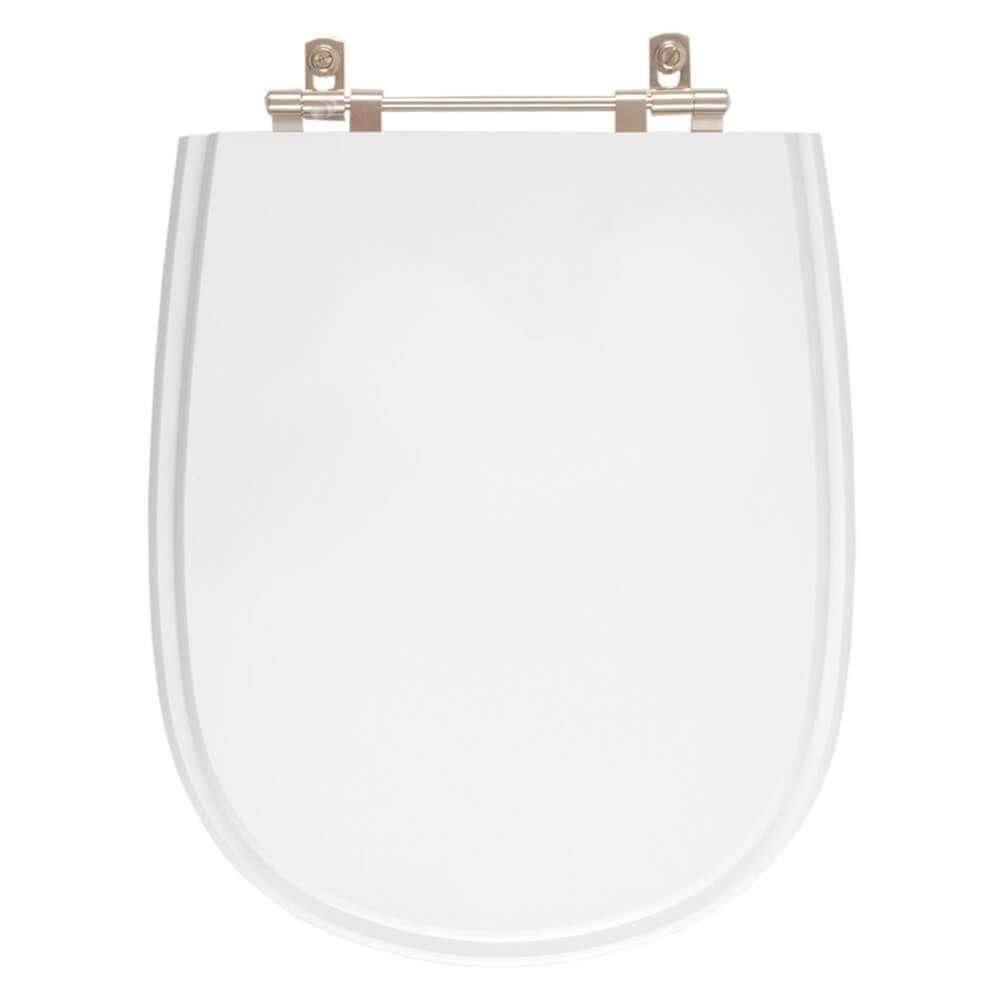 Tampa De Vaso Acrilico Paris Branco Para Bacia Ideal Standard 6lpf