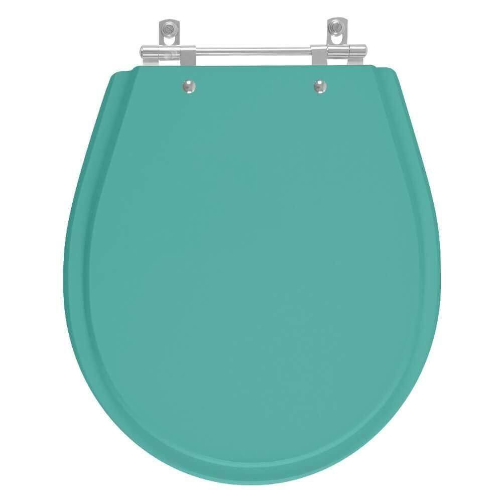 Assento Sanitario Poliester Avalon Aquamarine Para Vaso Ideal Standard