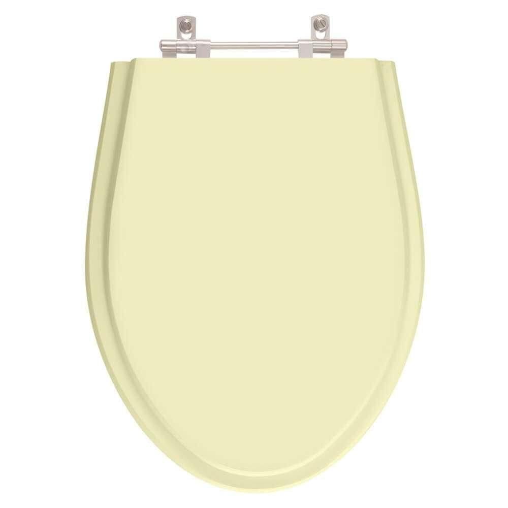 Assento Sanitário Poliester Victoria Bone (bege Claro) Para Vaso Ideal Standard