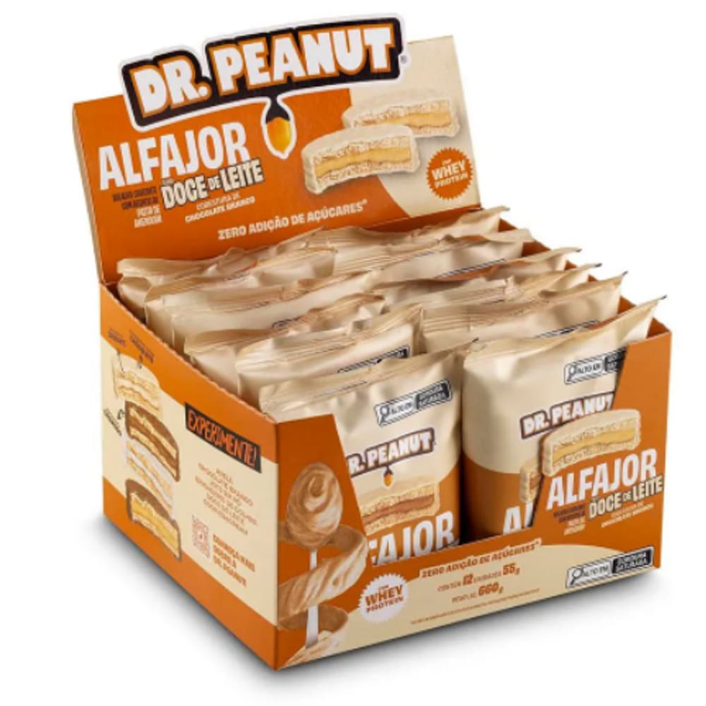 Display alfajor  (Caixa c/ 12un de 55g) - Dr. Peanut