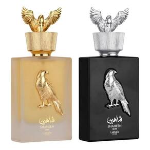 Conjunto de perfume para presente Lattafa Pride Shaheen Eau de Parfum 100mL x2