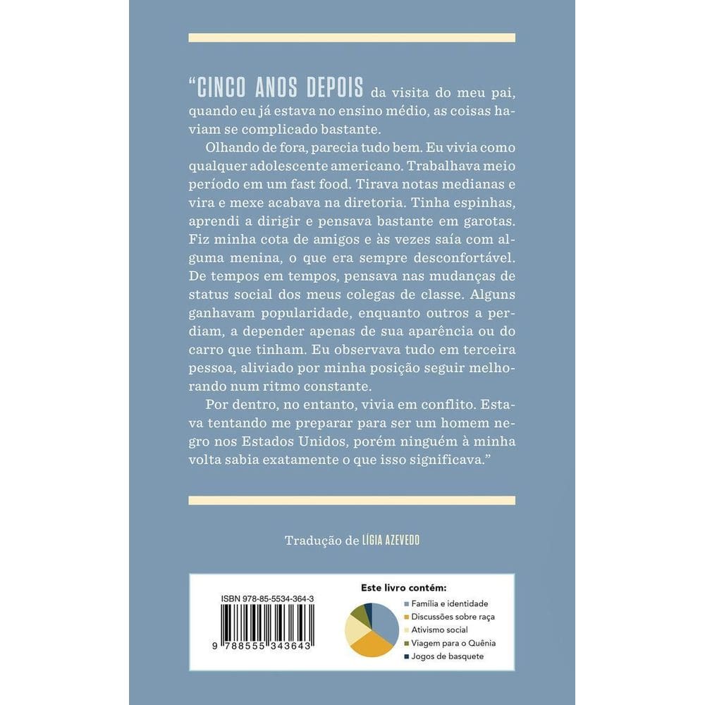 Sonhos do Meu Pai - Uma História Sobre Raça e Legado - Edição Juvenil