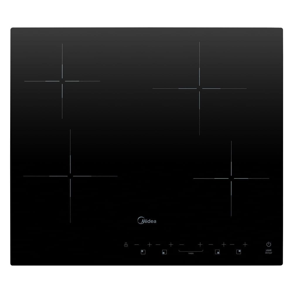 Cooktop 4 Bocas Elétrico Vitrocerâmico Midea
