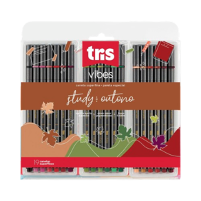 Caneta superfina Tris Vibes Outono 18 cores fine line 0.4mm