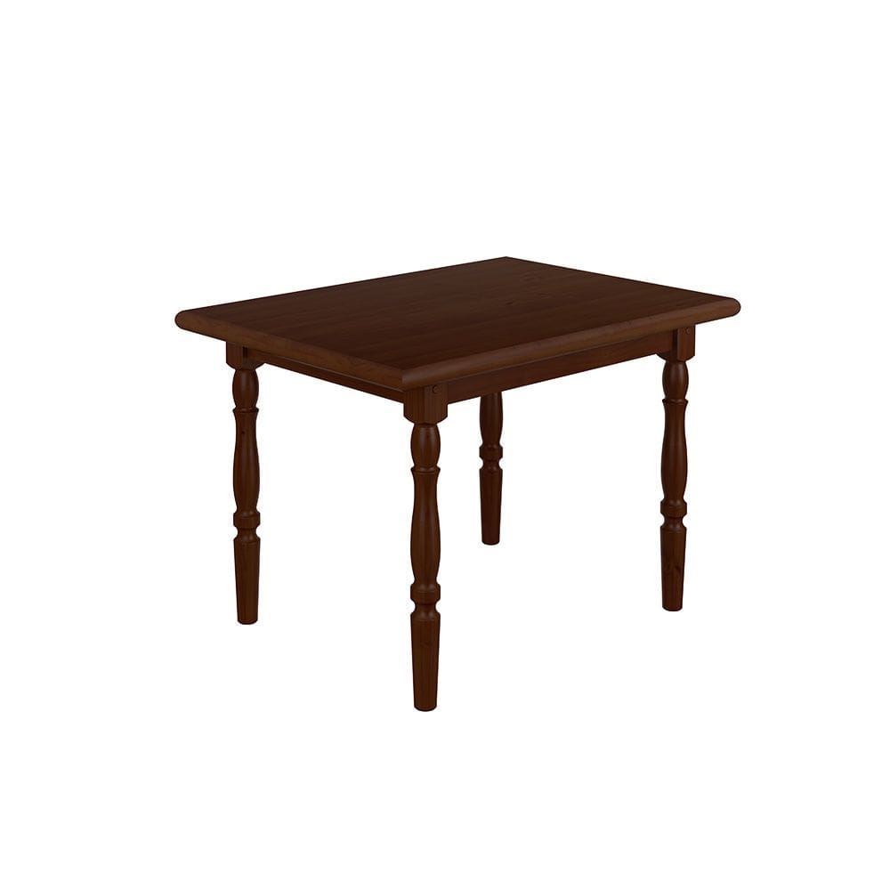 Mesa de Jantar 125x80cm 103EA Castanho Acetinado Piratini