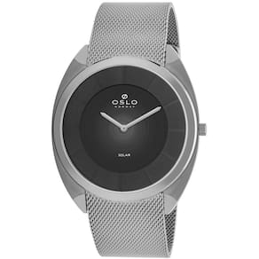 Relógio Oslo Masculino Ref: Ombsssvs0002 P1sx Slim Solar Prateado