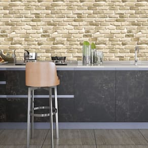 Papel De Parede Adesivo Tijolo Lavável Sala Quarto Cozinha