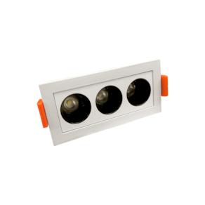 Spot Embutir Retangular Focco 9,5cm 6W 6000K