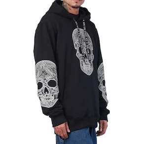 Moletom MCD Canguru Cranio WT25 Masculino Preto