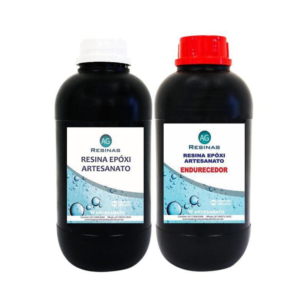 Resina AG Para Artesanato com 300g