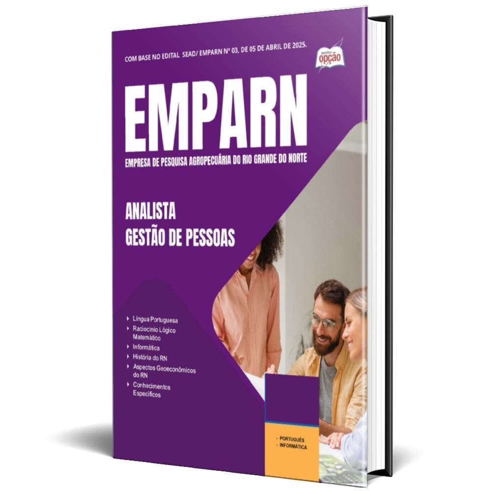 Apostila Concurso Emparn 2025 - Analista - Gestão De Pessoas