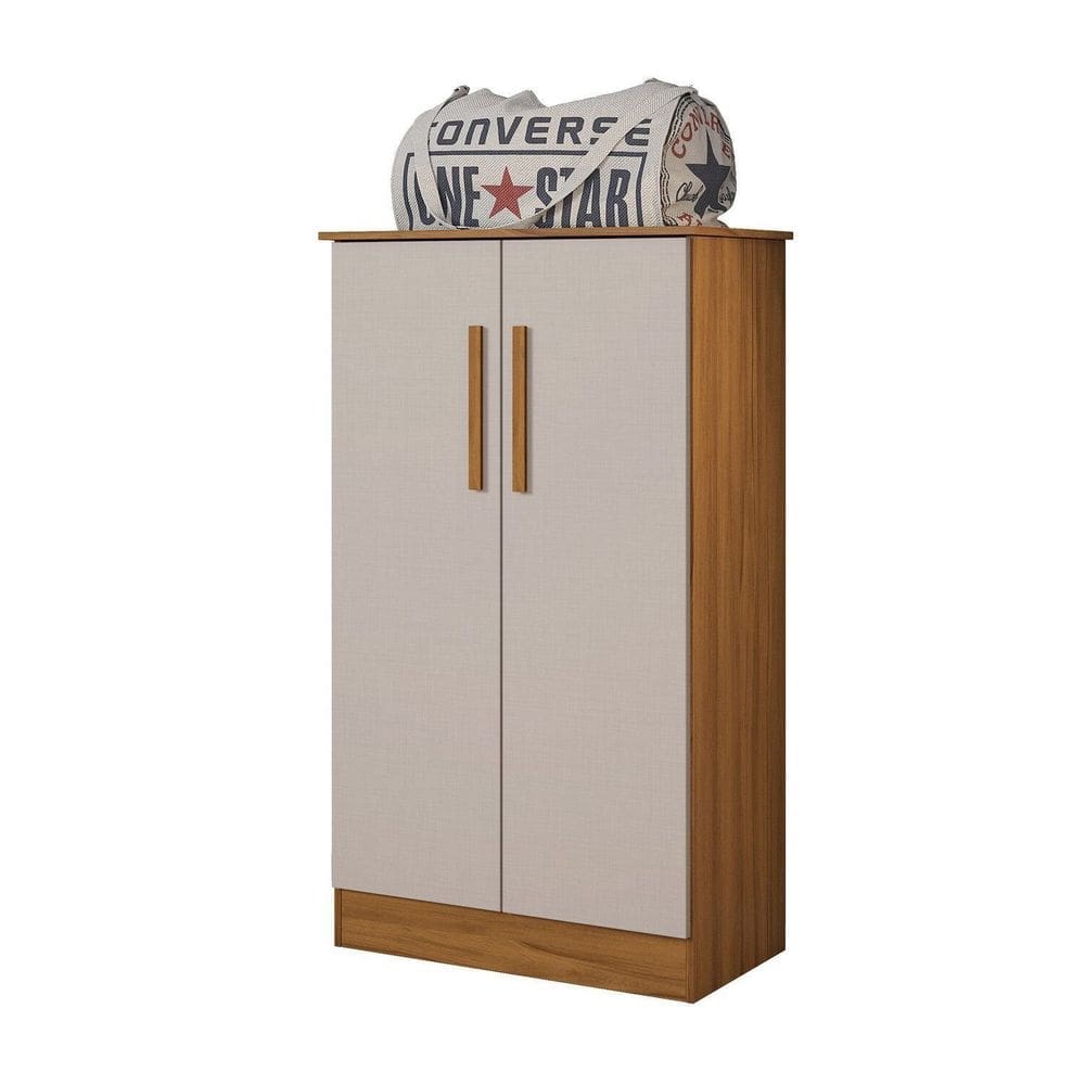 Sapateira 2 Portas 109,8cm X 63cm Alaska Freijó/Off | Casas Bahia