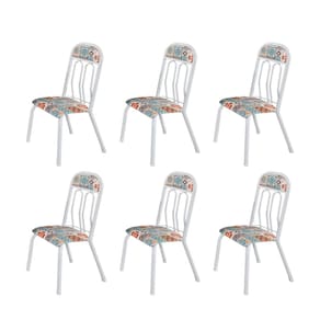 Kit com 06 Cadeiras 105x50cm Paris Português / Branco