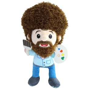 Brinquedo de pelúcia Fiesta Toys Bob Ross 25 cm marrom C20043