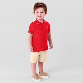 Conjunto polo infantil menino Mundi