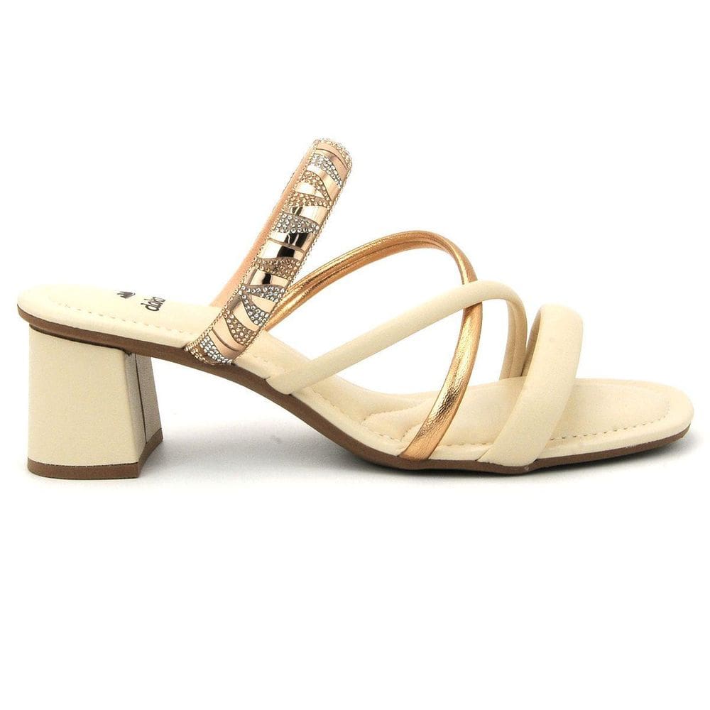 Tamanco Feminino Dakota Salto Blocado Casual